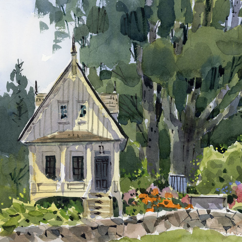 Location Sketching in Watercolor with Shari Blaukopf