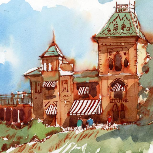 Location Sketching in Watercolor with Shari Blaukopf